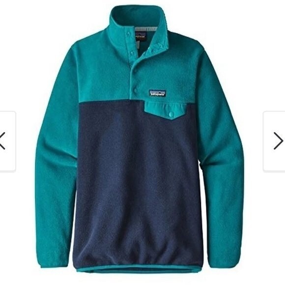 Patagonia  Lightweight Synchilla Snap-T Pullover in Elwha Blue S - Picture 8 of 9